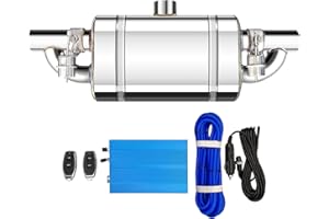 Peastorm 3 Inch Valvetronic Exhaust Cutout with Muffler Cat Back Exhaust System Valve Kit (Double Valve)
