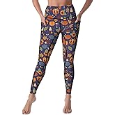 VOTUGUBY Women's High Waisted Leggings with Pockets Tummy Control Yoga Pants for Athletic Workout