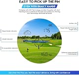 PeakPulse LC600AG Golf Rangefinder 600 Yards Slope Flag-Lock 6X Mag view 5