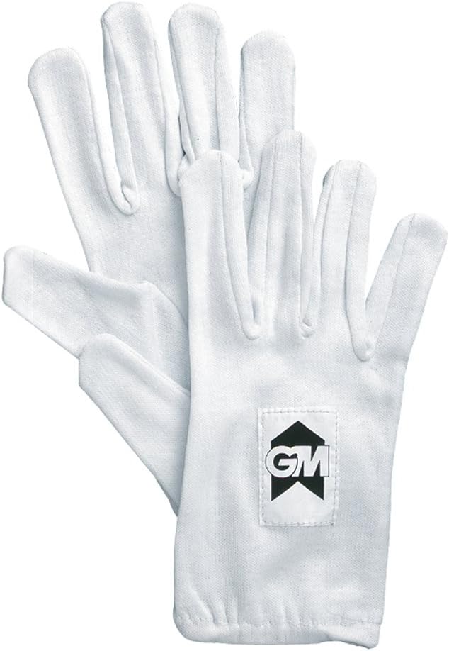 Gunn & Moore GM Batsman Inner Gloves Cricket Cotton Elasticated Cuff White