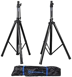 Rockville RVES1 Tripod DJ PA Speaker Stands