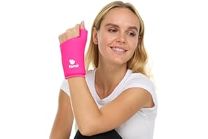 FOMI Wrist Solid Gel Ice Pack | Hot Cold Hand and Thumb Compression Sleeve Wrap for Carpel Tunnel, Arthritis, Tendonitis, Swe