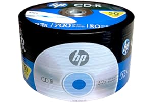 HP 52x 700MB 80-Minute CD-R Media, 50-Piece, Spindle (CRE00070-3)