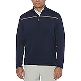 Callaway Men's Weather Series ¼ Zip Mock Neck Pullover for Men, Extended Sizes, Men’s Performance Apparel