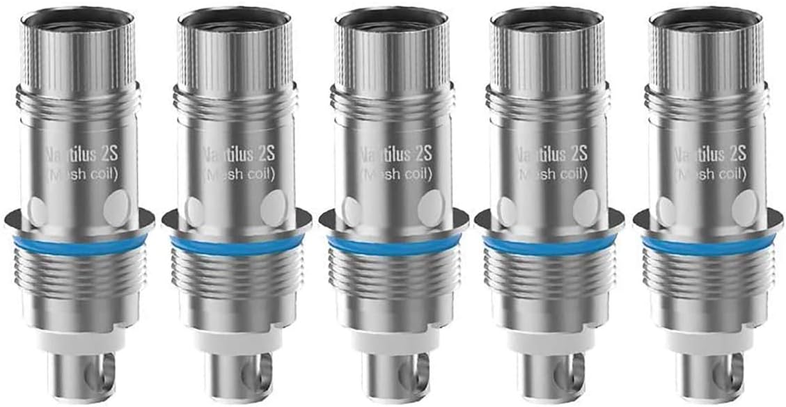 Aspire Nautilus 2S Mesh Coils (0.7Ω Coil × 5), Coil Heads for Nautilus Tanks Zelos/Nautilus AIO Kits, No Nicotine - Image 3