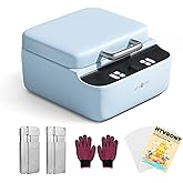 HTVRONT Phone Case Heat Press Machine Compatible with iPhone &amp; Android | Full-Wrap Bubble-Free: Precise Digital Temperature Control with 15-Minute Auto Safety Power-off Function