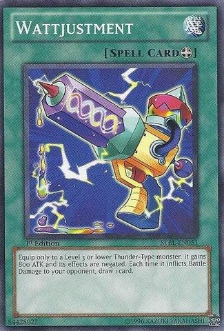 Yu-Gi-Oh! - Wattjustment (STBL-EN051) - Starstrike Blast - 1st Edition - Common