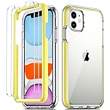 COOLQO Compatible with iPhone 11 Case, and [2 x