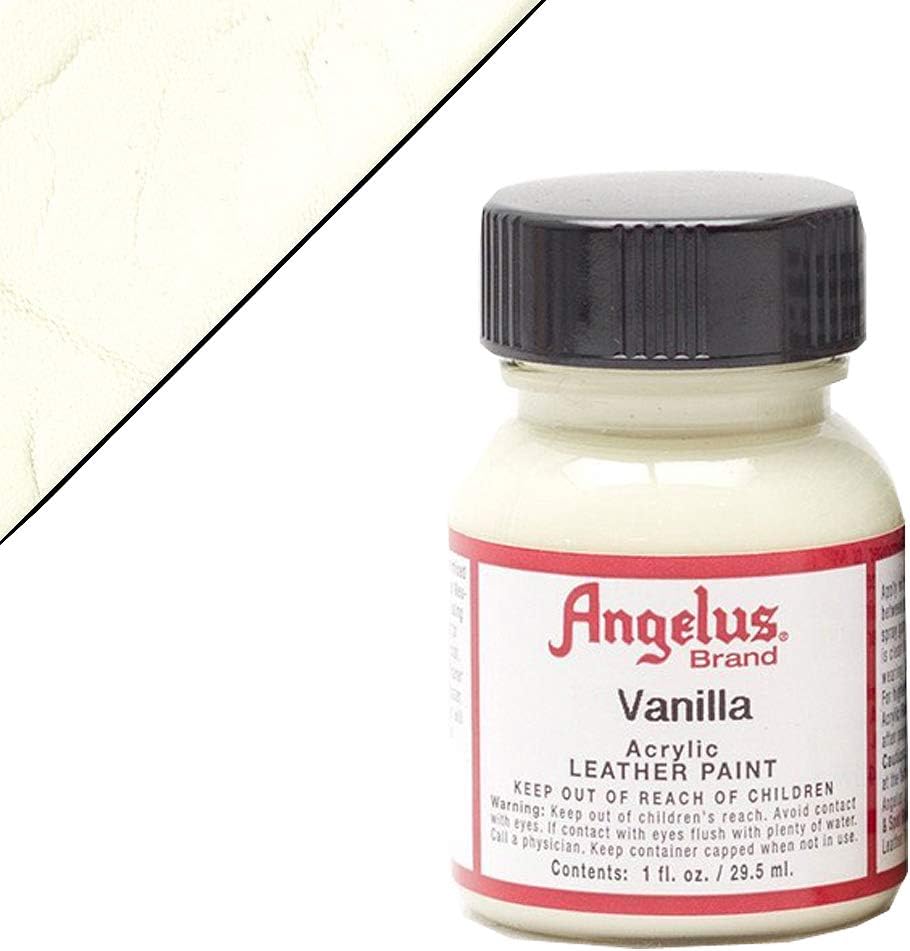 Angelus Leather Paint 1 oz Vanilla, 29.57 ml (Pack of 1)