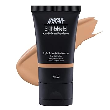 Nykaa SkinShield Anti-Pollution Matte Foundation - Desert Honey 09