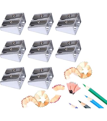 Taille Crayon Electrique Simple Trou Taille-Crayon,50 PCS Taille-Crayon Plastique Tai Taille Crayon électrique