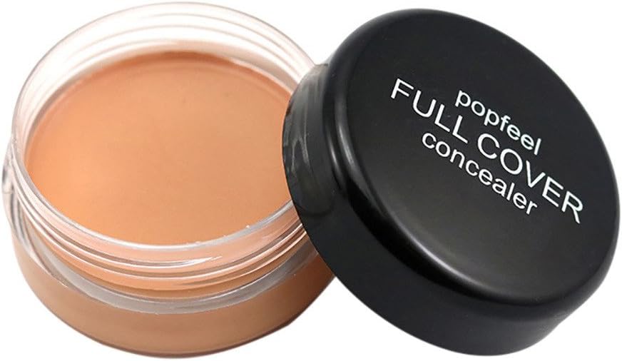 XXYsm 5 Colors Concealer Eye Lips Birthmark Tattoo Full Coverage Face Makeup Concealer Foundation Palette Creamy Moisturizing (C)
