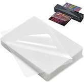 50 Pack Thermal Laminating Pouches, 9 x 11.5-Inches, 3 mil Thick, Clear Laminating Sheets