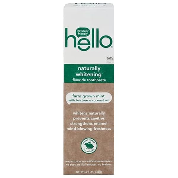 HELLO NATURALLY WHITENING 4.7OZ