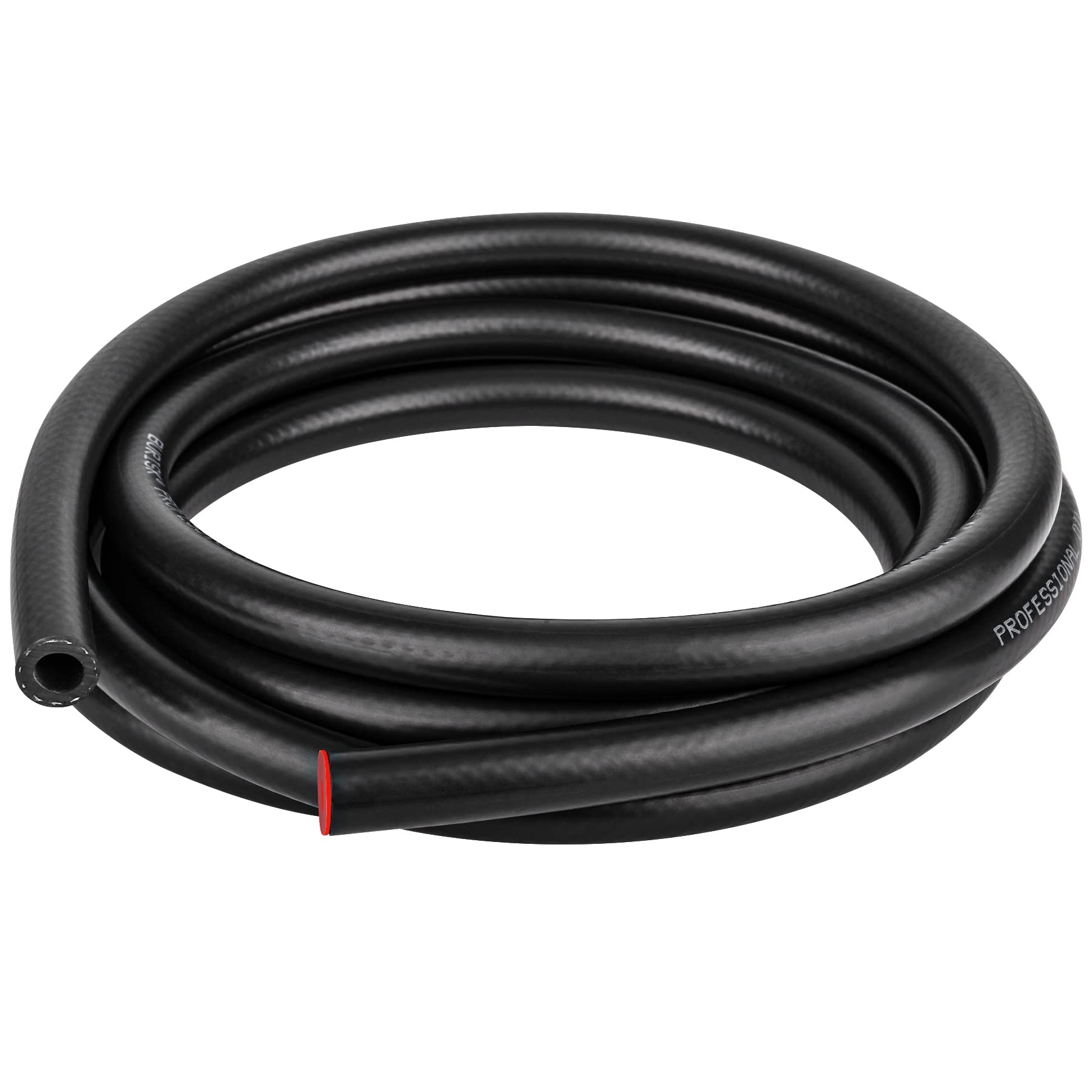 Photo 1 of 5/16 Inch (8mm) ID Fuel Line Hose 10FT NBR Rubber Push Lock Hose High Pressure 300PSI for Automotive Fuel Systems Engines