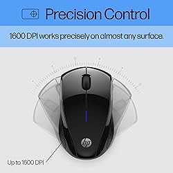 HP X3000 G2 Wireless Mouse - Ambidextrous 3-Button