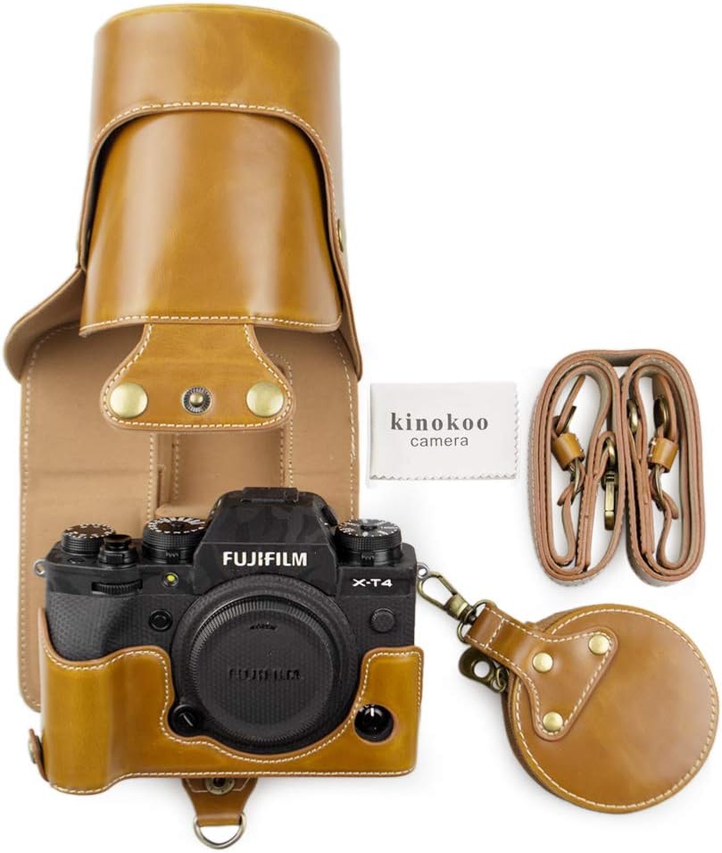 MUZIRI KINOKOO Camera Case for Fuji X-T4 and 16-80mm/18-55mm/18-135mm/10-24mm/16-50mm Lens