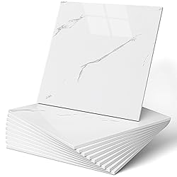 practicalWs 10pcs Marble Peel and Stick Tile for
