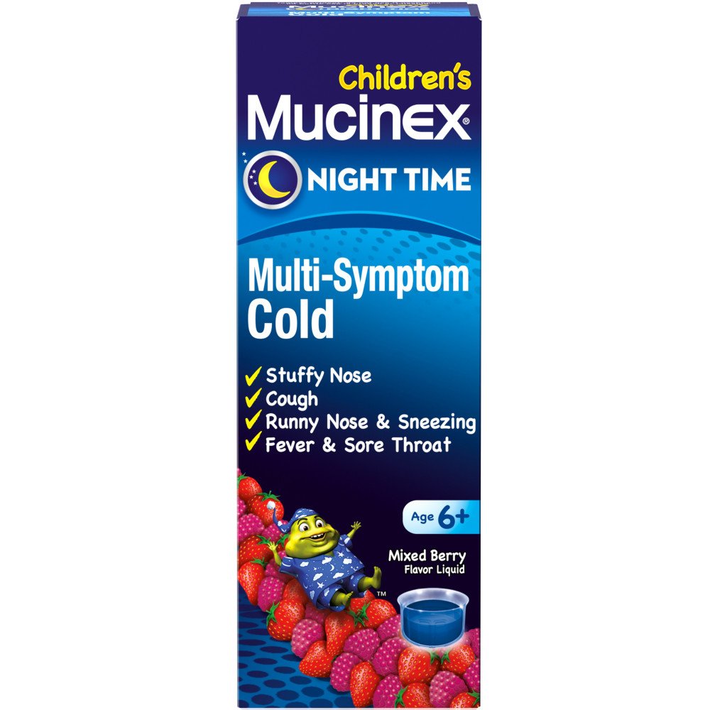 Mucinex Children's MultiSymptom Cold and Fever Liquid
