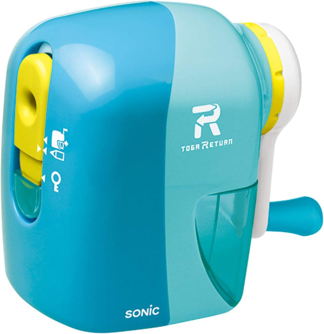 Amazon Co Jp 鉛筆削り 手動 女の子 男の子 かわいいおしゃれトガリターンムダ削り防止 ライトブルー 0016 Lblue ホビー