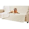 Tcksstex Waterproof and Anti-Slip Dog Bed Cover and Pet Blanket Sofa Pet Bed Mat ，car Incontinence Mattress Protectors Furniture Couch Cover for Most Cats Dogs, Pets（52x82-Ivory）