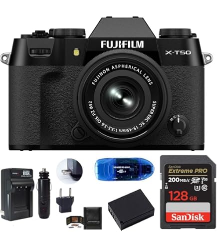 外箱・付属品完備　バッテリー未使用　FUJIFILM X-T50　シルバー Amazon.com : Fujifilm X-T50 Mirrorless Digital Camera XF16-50mmF2