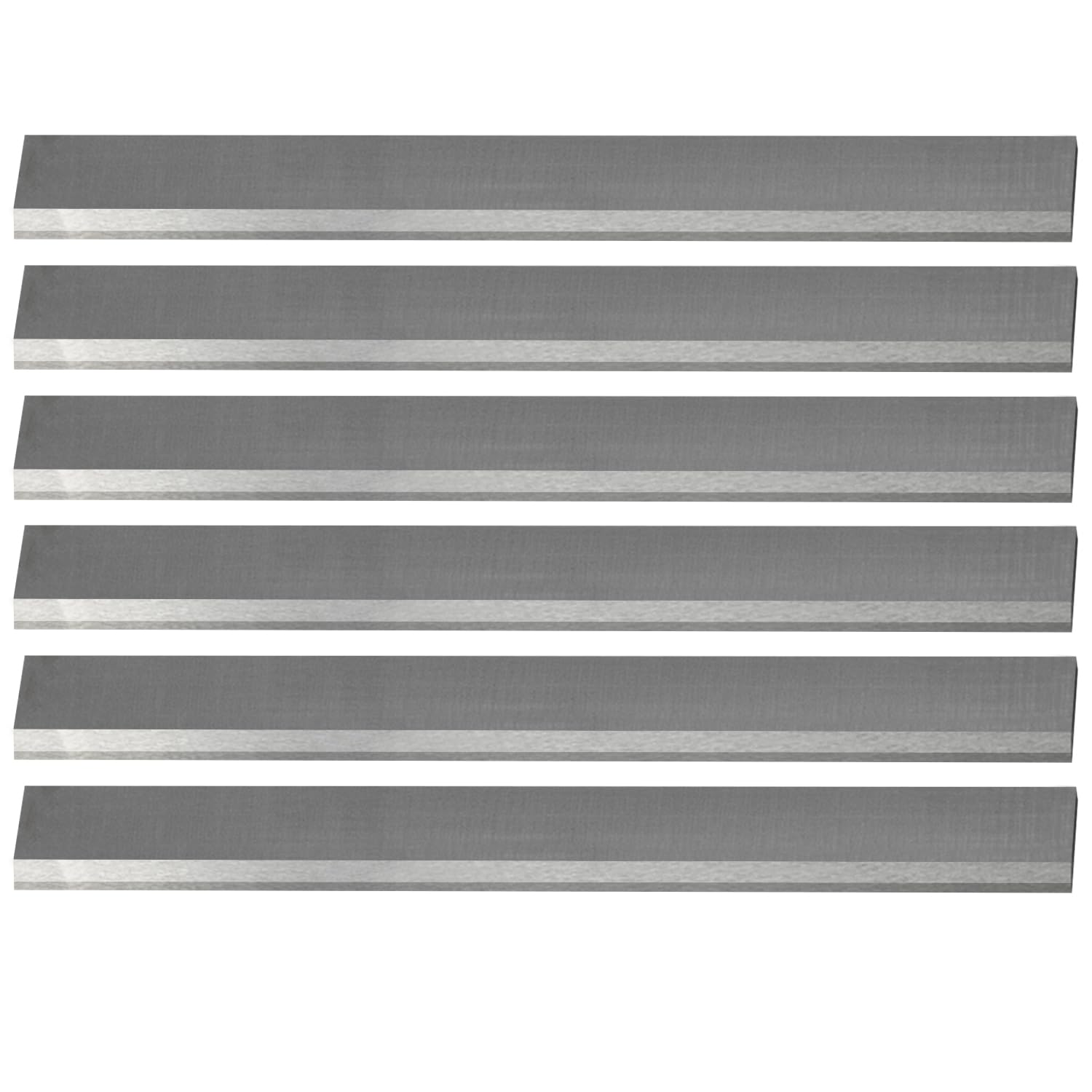 Photo 1 of 6 Inch TCT Planer Blades for 6" Thickness Jointer Planer Tungsten Carbide Tipped Planer Cutters 6" x 3/4" x 1/8", Single Edge, 6 Pcs