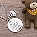 Melix Home Gift For Daughter Necklace From Mom Dad, You'll Always Be My Little Girl Necklace