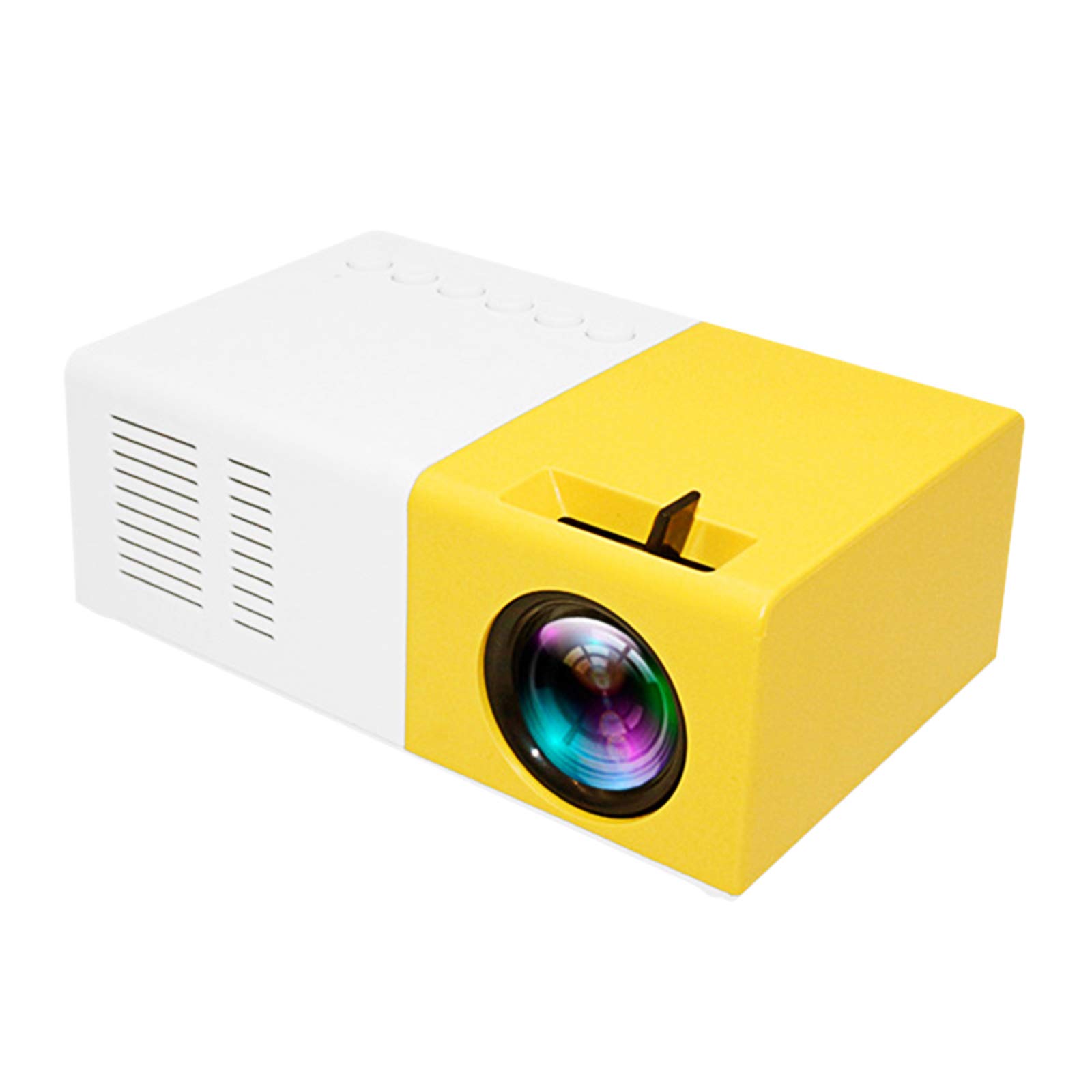 Leeofty Projector Mini, Pocket LED Projector Portable LCD Bluetooth Projector 400 Lumens 720P/1080P 