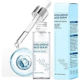 Hyaluronic Acid Serum，4D Hyaluronic Acid High Moisturizing Deep Hydration Essence，Moisturizes Skin, Strengthens Skin Barrier, Reduces Wrinkles and Fine Lines, Suitable for All Skin Types，0.5 Fl Oz