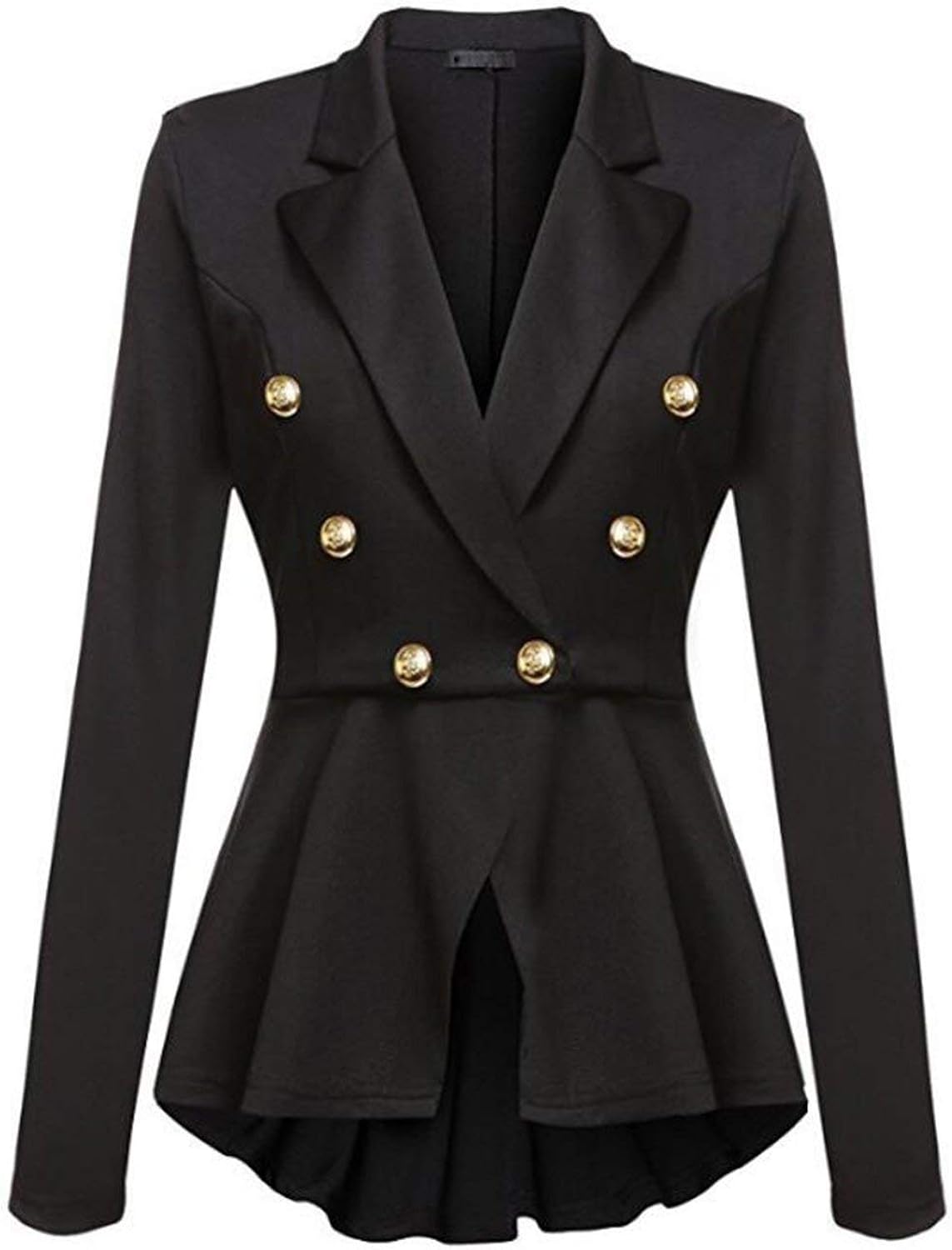 Blazer Women's Elegant Business Office Slim Fit Dovetail Suit Simple