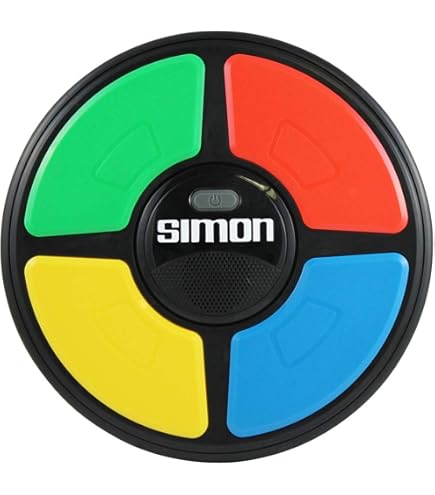Genérico Juego De Memoria Electrónico Portátil Con Luces Y Sonidos – Simon Clásico Para Entrenar El Cerebro, Juguete Divertido Y Educativo Para Fiestas Y Viajes