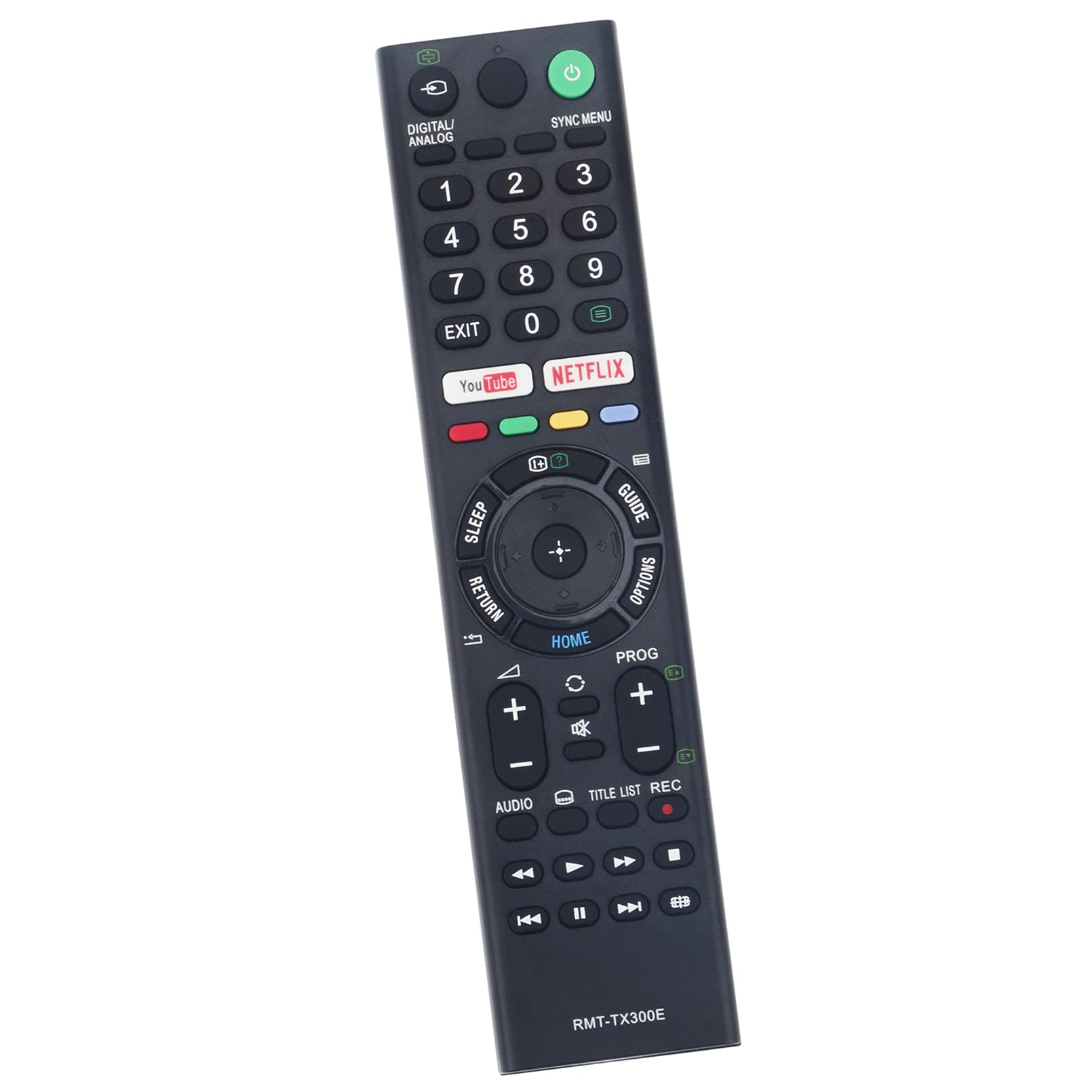 ALLIMITY RMTTX300E RMT-TX300E Remote Control Replace fit for Sony Bravia TV KD-55X7000E KD-65X7000E KD-43XE7003 KD-43XE7073 KD-43XF7093 KD-49XF7002 KD-L32WE615 KD-49XE7005 KDL-40WE660 KD-49XE7096