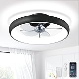 Ultra Low Profile Ceiling Fans with Lights and