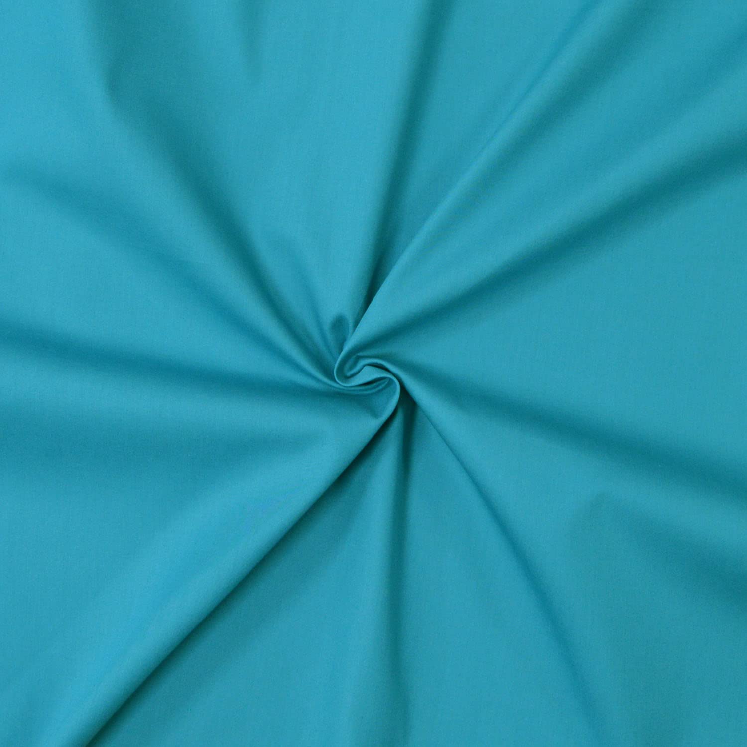 designers-factory Coupon Fabric poplin 100% Cotton - Cotton Fabric - Cotton poplin Fabric (3m x 1m46, Petrol Blue) — image 1