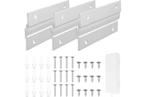 SPEEDWOX 3pcs French Cleat Picture Hanger Aluminum Z Hanger Interlocking Wall Mounting Bracket Hardware Kit Z Clips Picture H