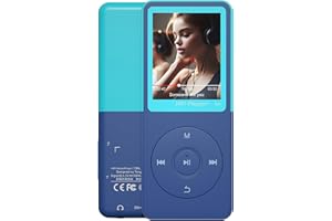 CONODO Digital Mp3 Mp4 Player with Bluetooth for Kids,Classic Mini Portable Walkman Mp3,Music Player with FM Radio,E-Book,Recording Etc,Long Battery Life,Audio HiFi Lossless Sound Music Devices