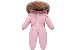 Srkrando Baby Snowsuit Toddler Snow Suit Boy Winter Coat Clothes Girl Puffer Jacket 1-4T
