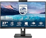 Philips 272S1MH S Line 27" Full HD IPS Monitor Windows Hello Webcam view 2