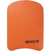 Sporti Kids Swim Kickboard, Junior EVA Foam Training Board, Swimming Aid | 14 x 10.5 x 1.125 in, Rounded Edges, Comfortable Grip, Contoured Underside, Kick Practice, Learn-to-Swim Aid, Pool Training