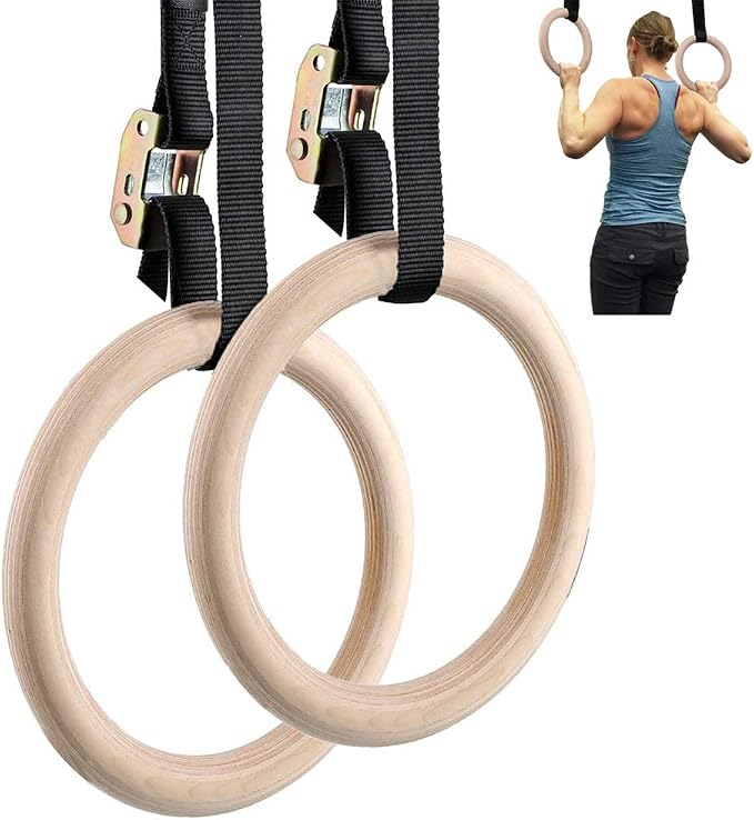 Ceciliec Anelli Da Ginnastica, Include 2 Anelli Antiscivolo Testurizzati - 5