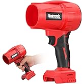 Electric Cordless Leaf Blower Compatible for Milwaukee 18V Batteries(No Battery), Handheld Jet Fan Air Blower for Patio Cleaning, Lawn Care, Blowing Leaves and Dust (Compatible for Milwaukee Battery)