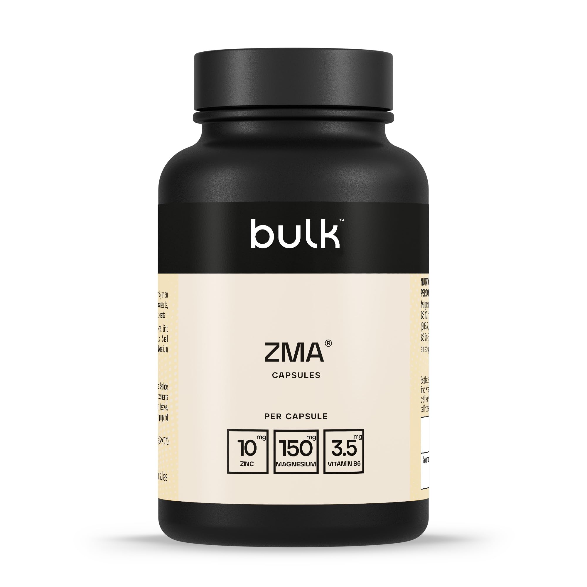 Bulk ZMA Capsules, 810 mg, Pack of 90, Packaging May Vary