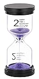 SuLiao 2 Minute Sand Timer hourglass: Colorful Sand