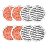 KEEPOW 8 Pack Spin Mop Pads Replacement for Bissell Spinwave 2124, 2039, 2037 Series Powered Hard Floor Mop