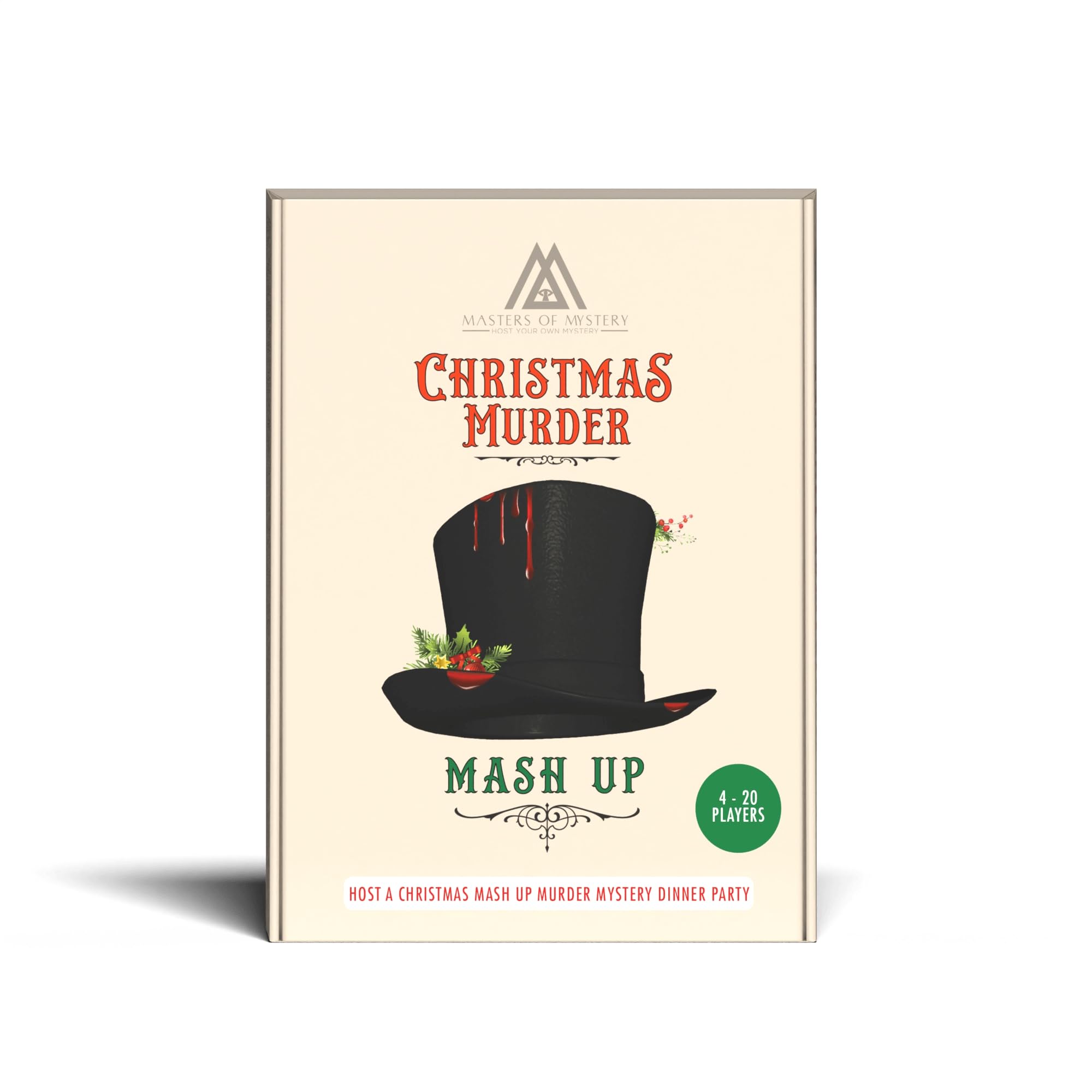 Replay-able Christmas Murder Mystery Dinner Party Game – Victorian Christmas Family Party Game Night - Office Christmas Party Games Idea English 4-20 Players