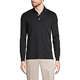 Lands' End Men's Long Sleeve American-Grown Supima Cotton Polo Shirt