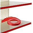 Frienda 100 Packs Decorative Gondola Shelf Vinyl Insert Strips Pre Cut 48" x 1.25" Decorative Shelving Insert Strips Accessories for Retail Store Supermarkets Business Grocery C Channel Decorations