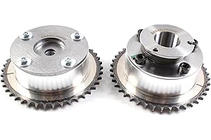AUCERAMIC Intake & Exhaust Timing Camshaft Sprocket Fit for Hyundai Elantra Tucson Sonata for Kia Forte Soul Optima 2.0L 2014