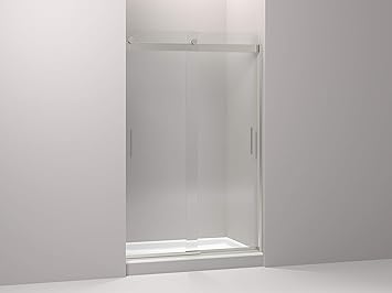 Kohler K 706008 L Mx Levity Shower Door 74 00 X 3 06 X 47 63 Inches Crystal Clear With Matte Nickel Frame Amazon Com